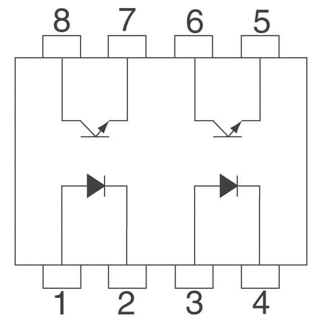 LTV-827S Lite-On Inc.  Optoisolateurs - Sortie photovoltaïque à transistor
